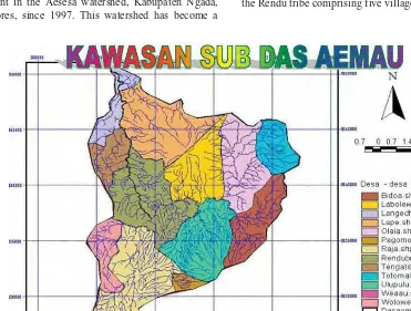 Figure 1. Aemau sub-watershed catchment area