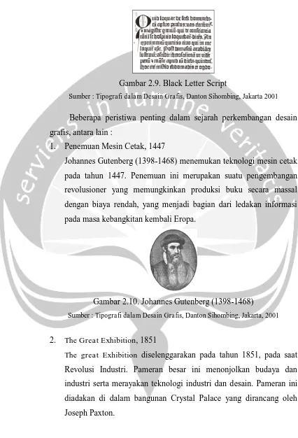 Gambar 2.9. Black Letter Script 