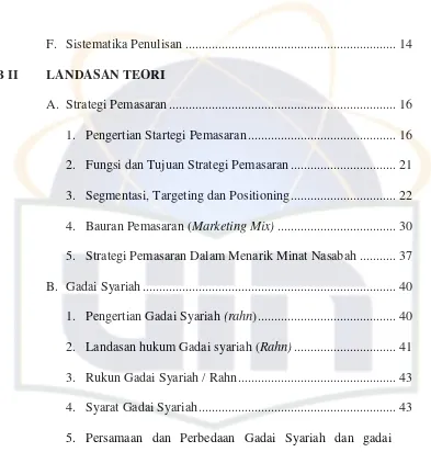 GAMBARAN UMUM PEGADAIAN SYARIAH PONDOK