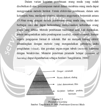 Gambar 2.3 Pyramid of Learning 