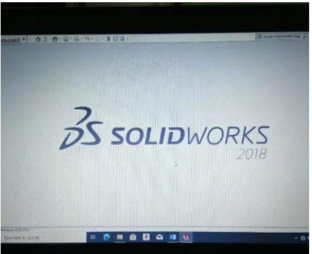 Gambar 3.3 Software Solidworks  3. Jangka Sorong 