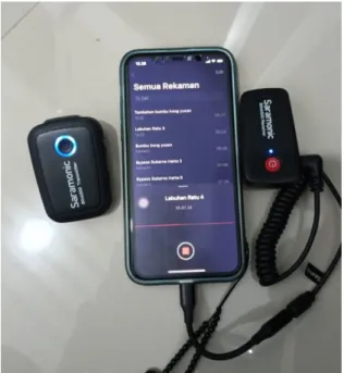 Gambar 6 Proses Rekam Suara 