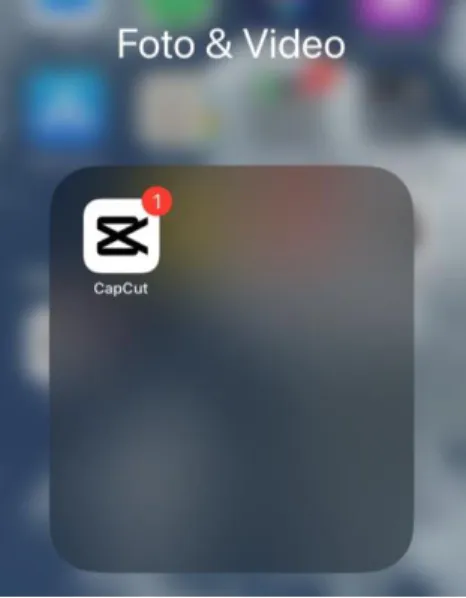 Gambar 8 Software Edit (Capcut) 