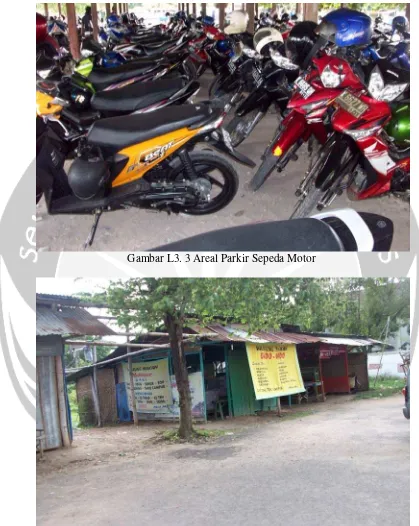 Gambar L3. 3 Areal Parkir Sepeda Motor 