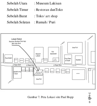 Gambar 7. Peta Lokasi site Paul Ropp 