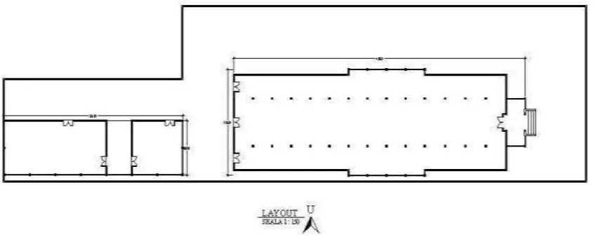Gambar 4 : Layout Bangunan Keseluruhan 