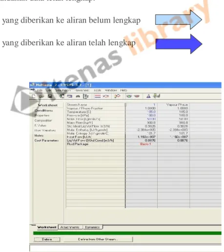 Gambar 2. 8. worksheet  ( Sumber : Hartono,2012 ) 