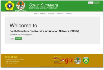 Figure 2.4: South Sumatera example website http://ssbin.unsri.ac.id.