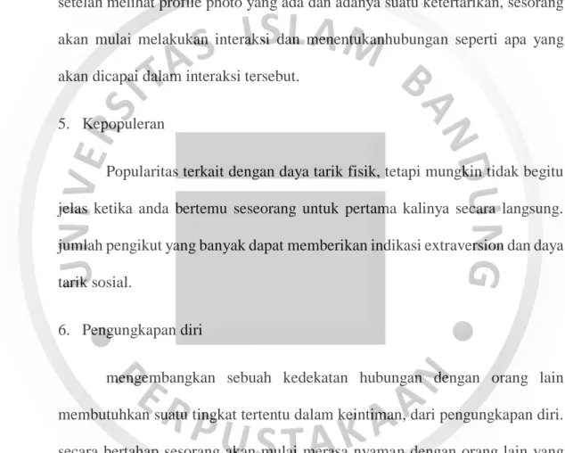 Foto yang dipasakan dalam profile  dapat menjadi daya tarik seseorang. 