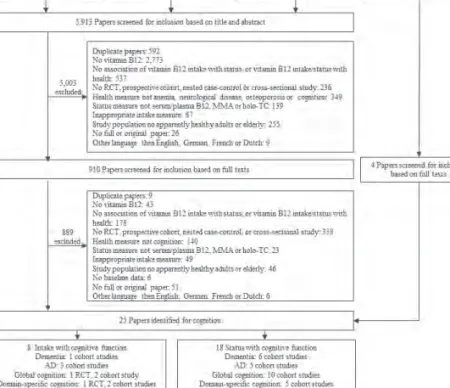 Figure 1. Study selection process for systematic review RCT, Randomized controlled trial; MMA, methylmalonic  acid, holo-TC, holotranscobalamin