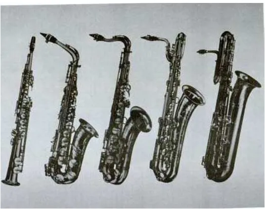 Gambar Keluarga Saxophone (Dokumen H. & A. Selmer, Inc.) 