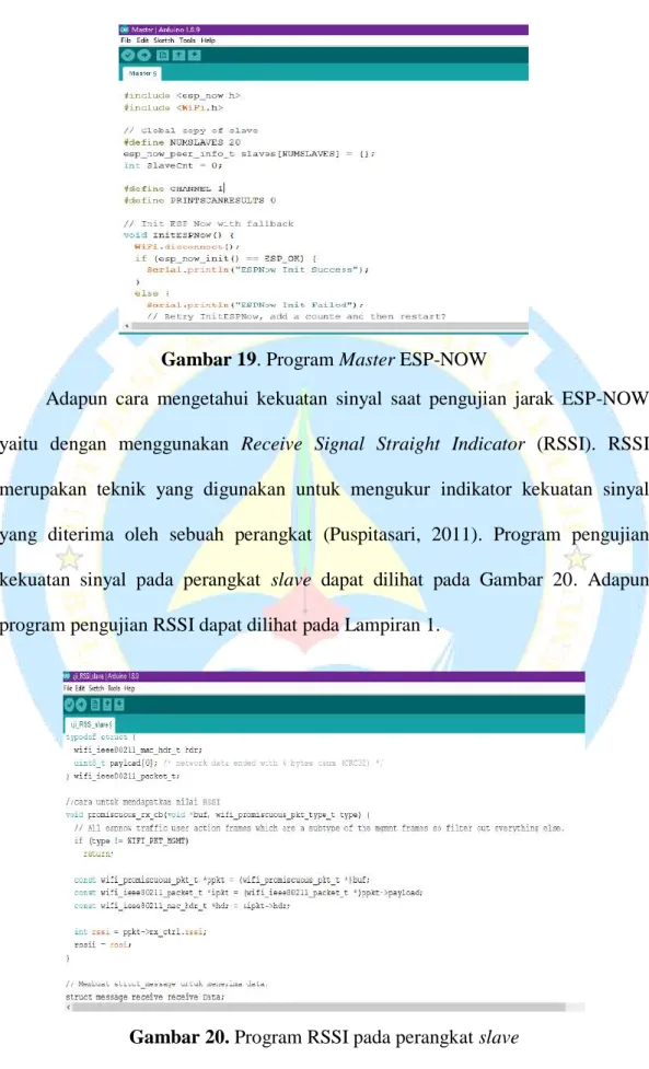 Gambar 19. Program Master ESP-NOW 