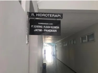 Gambar 3.3  Ruang hidroterapi 