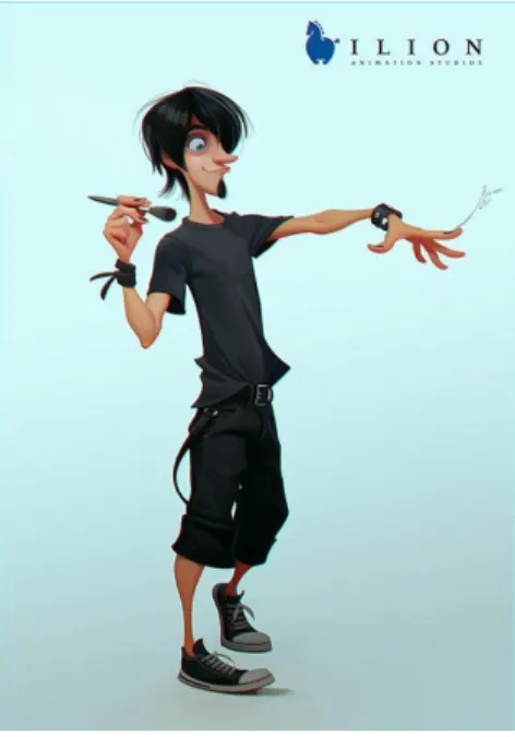 Gambar 4.4  Referensi Gaya Ace 