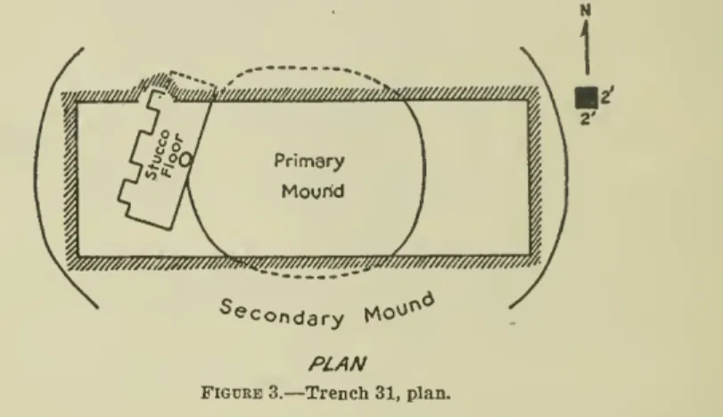 Figure 3. — Trench 31, plan.