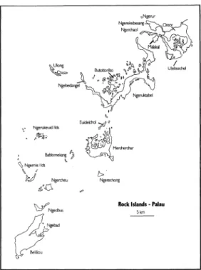 FIG. 4.-The  Rock  Islands  of  the  Palau  lagoon. 