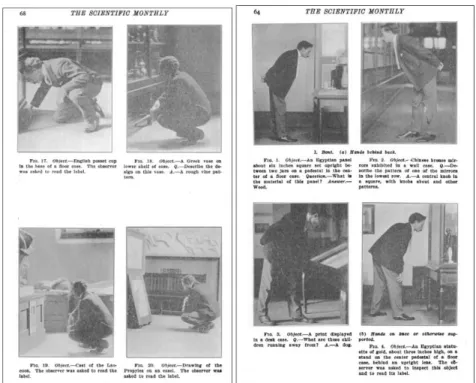 Fig. 2. Pages from "Museum Fatigue," detailing Benjamin Ives Gilman’s  observations of the physical nature of museum-goer experience