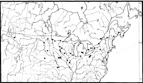 FIGURE 12.—Distribution map of Setae era atrovirens.