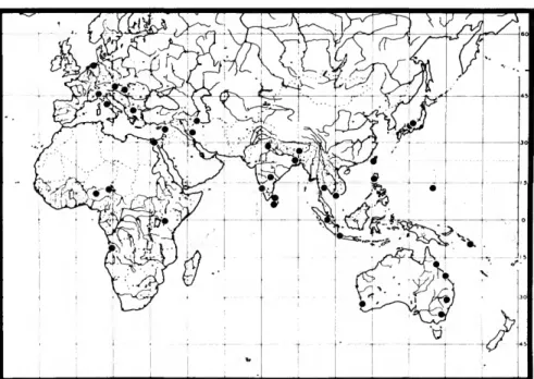 FIGURE 29.—Distribution map oi Setacera breviventris.