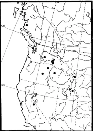 FIGURE 82.—Distribution map of Selacera aldrichi.