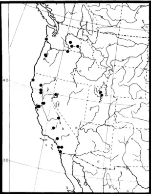 FIGURE 108.—Distribution map of Setacera needhami.