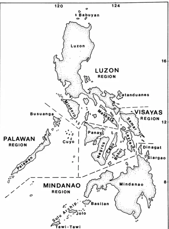 FIGURE 1.—General map of the Philippines. 