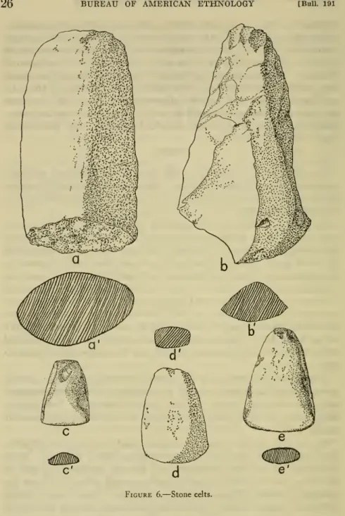 Figure 6. — Stone celts.