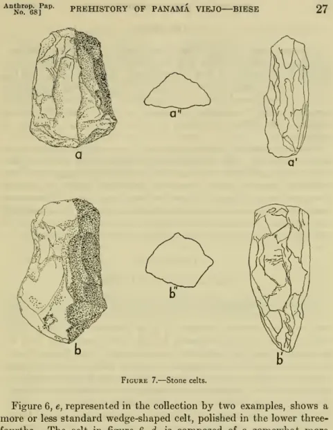 Figure 7. — Stone celts.