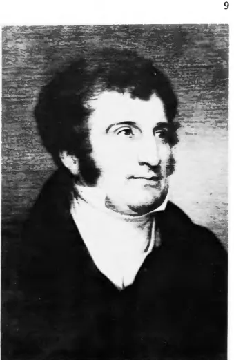 Figure 9.—ROBERT HARE, 1781-1858.  T h e son of a suc- suc-cessful Philadelphia brewer, Hare learned the scientific  method as a student of James Woodhouse at the University  of Pennsylvania