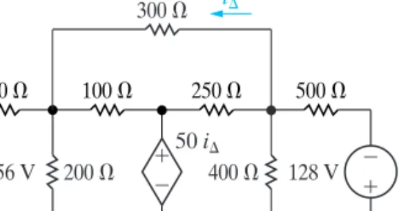 Figure 4.29 The circuit for Example 4.6.