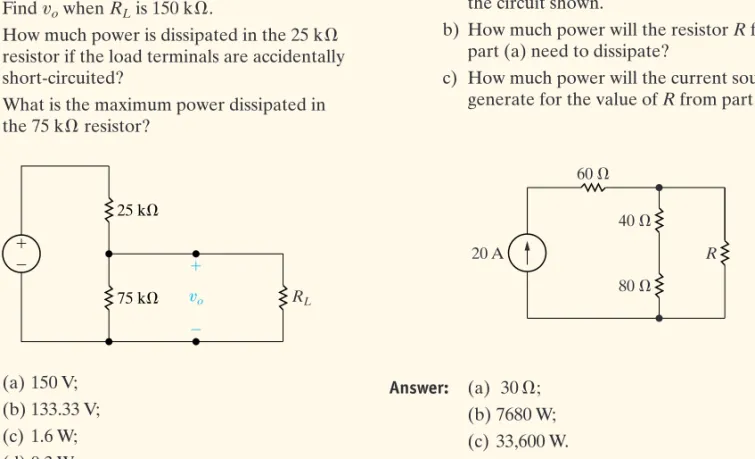 Figure 3.18   Circuit used to illustrate voltage division.