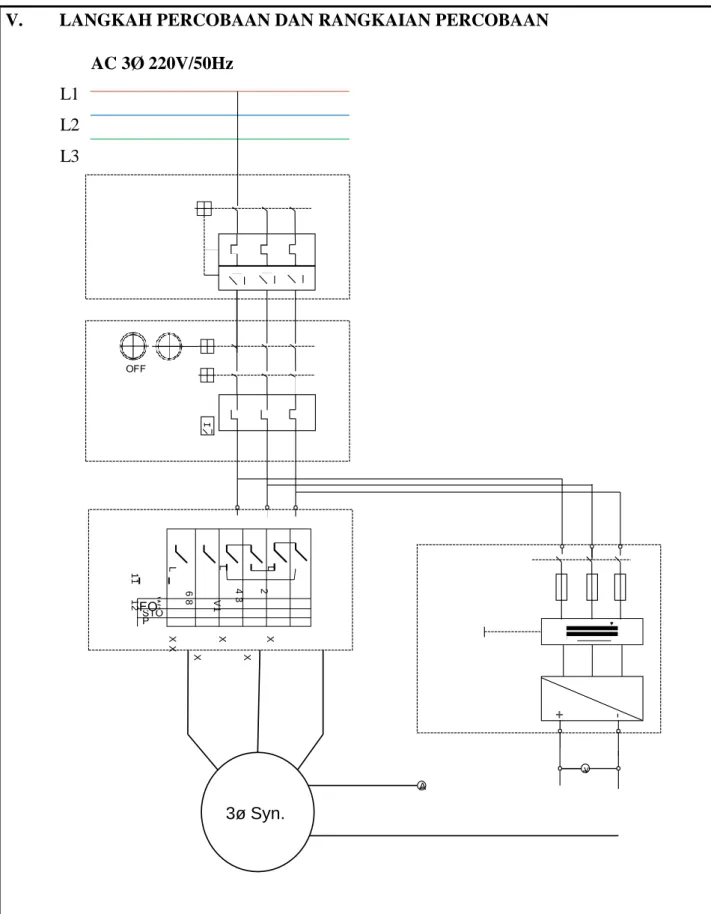Fig. 14-1-1 Circuit diagram for rotation direction control 