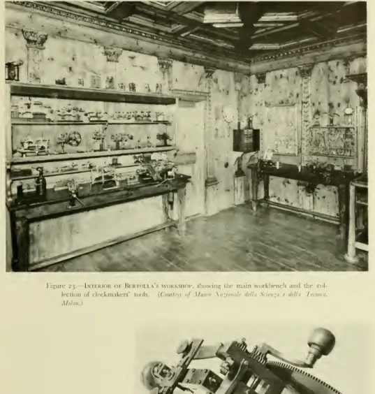 Figure 24. I 1 -1 1 cutter used by Bertolla. Now in the collection of the Museo Nazionale della Scienza e dclla I a nil a