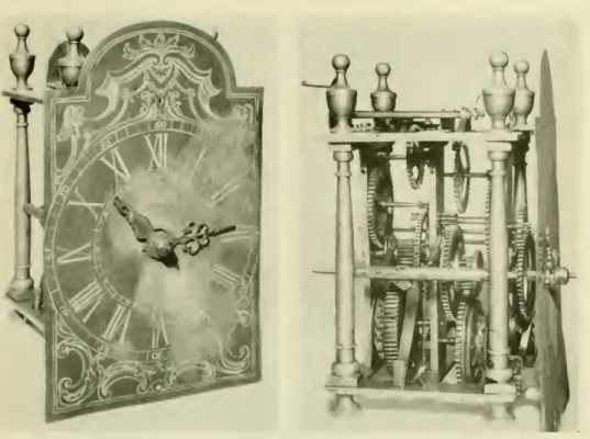 Figure 26. I>i\i pi \m of a brass lantern clock made l>\
