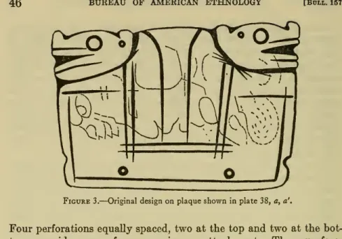 Figure 3. — Original design on plaque shown in plate 38, a, a