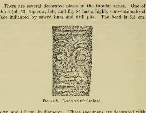 Figure 8. — Decorated tubular bead