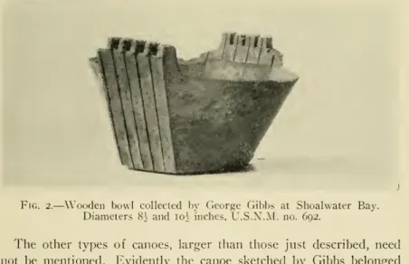 Fig. 2. — Wooden bowl collected by George Gibbs at Shoalwater Bay.