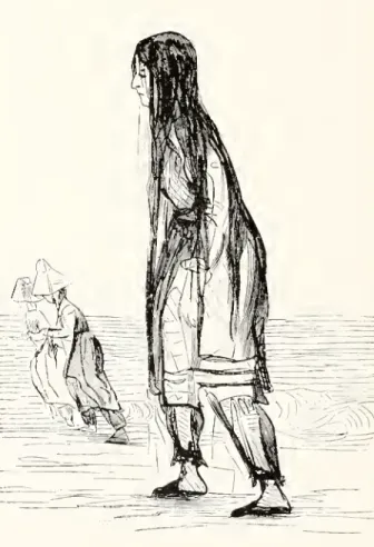 Figure 1 1 . — "How she came out," from Harper's
