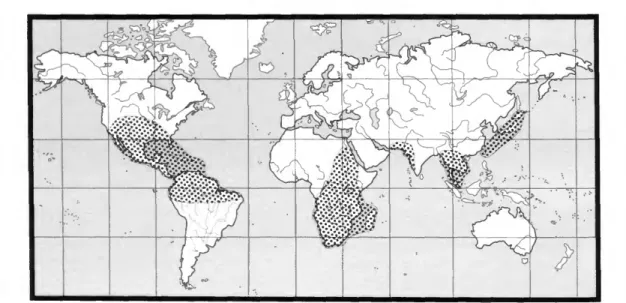 FIGURE 72.—Distribution map for Oedenops.