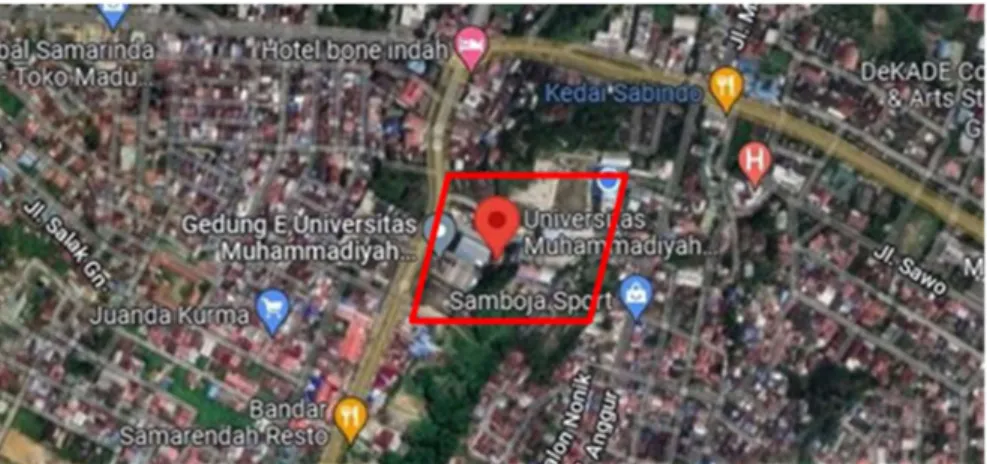 Gambar 3. 1 Peta Wilayah Kota Samarinda 3.2  Jenis Penelitian 