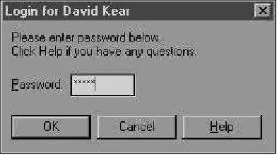 Figure 5:   Password Screen 