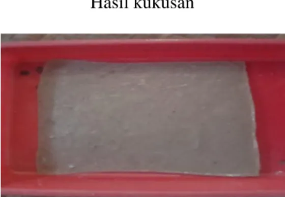 Gambar 3.7  Hasil kukusan 