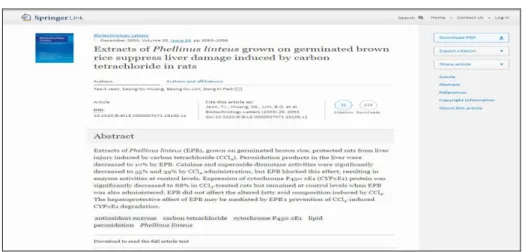 Gambar  2.  Tampilan  dari  database  online   yang  dilanggan  Pustaka  ( Science Direct  (atas), Springer Link (bawah))