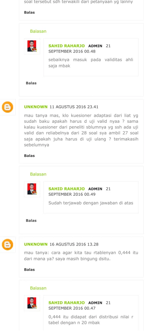 tabel dengan n 20 mbak 