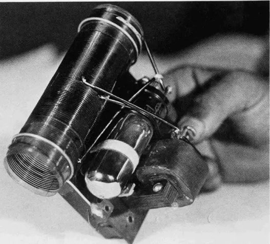 FIGURE 23.—Radio-Tracking transmitter designed by William Blair in 1927, using a CW vacuum-tube oscillator