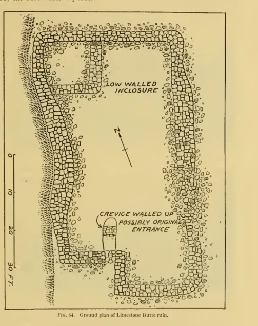 Fig. 64. Ground plan of Limestone Batte ruin.