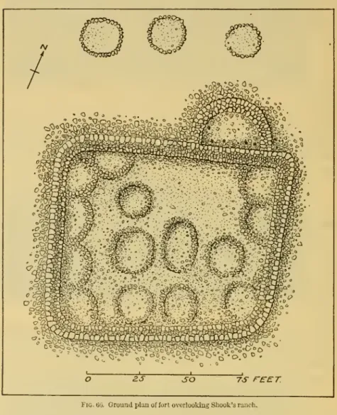 Fig. 00. Ground plau of fort overlooking Sliook