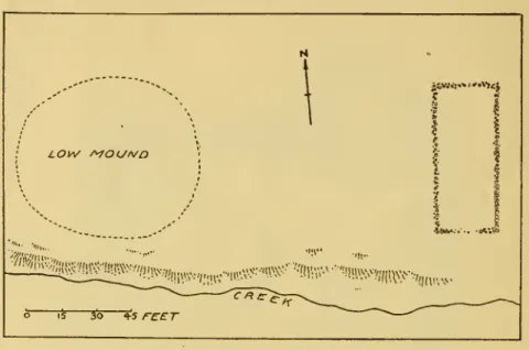 Fig. GS. Ground plan of terrate-ruin on Marx
