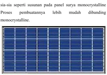 Gambar 2.2 Solar Panel Polycrystalline [16] 