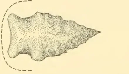Fig. 3. — Specimen made of white quartz, from the Oliver site. Natural